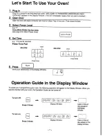 Предварительный просмотр 9 страницы Panasonic NN-S752 Operation Manual