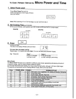 Предварительный просмотр 10 страницы Panasonic NN-S752 Operation Manual