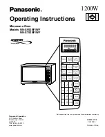 Panasonic NN-S752BF Operating Instructions Manual preview