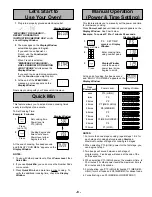 Preview for 10 page of Panasonic NN-S752BF Operating Instructions Manual