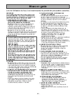 Preview for 28 page of Panasonic NN-S752BF Operating Instructions Manual