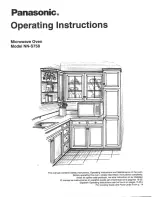 Preview for 1 page of Panasonic NN-S758 Operating Instructions Manual