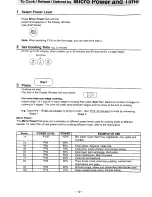 Preview for 14 page of Panasonic NN-S759 Operation Manual & Cookbook