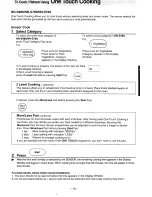 Preview for 21 page of Panasonic NN-S759 Operation Manual & Cookbook