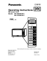 Panasonic NN-S762BC/WC Operating Instructions Manual preview