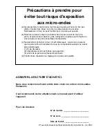 Preview for 26 page of Panasonic NN-S762BC/WC Operating Instructions Manual