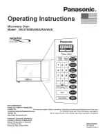 Panasonic NN-S780 Operating Instructions Manual preview