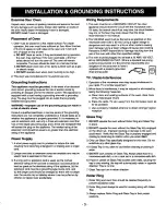 Preview for 5 page of Panasonic NN-S780 Operating Instructions Manual