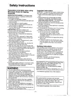 Предварительный просмотр 3 страницы Panasonic NN-S788 Operating Manual And Cook Book