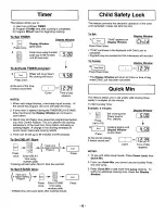 Preview for 11 page of Panasonic NN-S932 Operating Instructions Manual