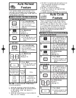 Preview for 18 page of Panasonic NN-S934WF Operating Instructions Manual