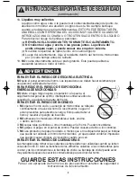 Preview for 4 page of Panasonic NN-S935 (Spanish) Instrucciones De Operación