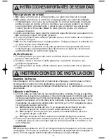 Preview for 5 page of Panasonic NN-S935 (Spanish) Instrucciones De Operación