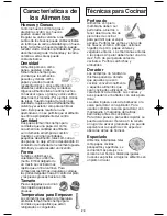 Preview for 22 page of Panasonic NN-S935 (Spanish) Instrucciones De Operación