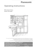 Panasonic NN-S942 Operating Instructions Manual preview