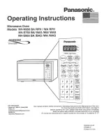 Preview for 1 page of Panasonic NN-S950WA Operating Instructions Manual