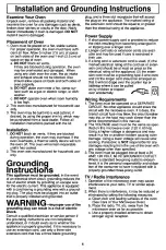 Preview for 6 page of Panasonic NN-S962 Operating Instructions Manual