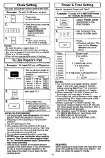 Preview for 11 page of Panasonic NN-S962 Operating Instructions Manual