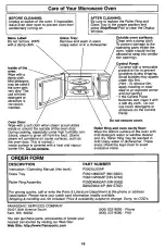 Preview for 21 page of Panasonic NN-S962 Operating Instructions Manual