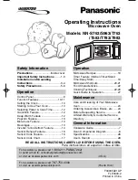 Panasonic NN-S963WF Operating Instructions Manual preview