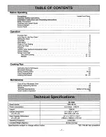 Preview for 3 page of Panasonic NN-S980 Operating Instructions Manual