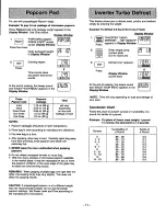 Preview for 13 page of Panasonic NN-S980 Operating Instructions Manual