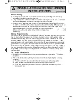 Preview for 7 page of Panasonic NN-SA631B Operating Instructions Manual