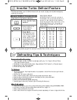 Preview for 16 page of Panasonic NN-SA631B Operating Instructions Manual