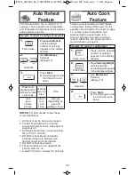 Preview for 18 page of Panasonic NN-SA631B Operating Instructions Manual