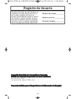 Preview for 60 page of Panasonic NN-SA631B Operating Instructions Manual