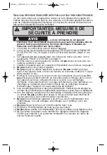 Предварительный просмотр 38 страницы Panasonic NN-SA670S Operating Instructions Manual