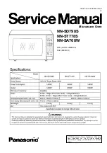 Panasonic NN-SA768W Service Manual preview