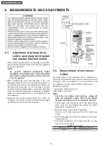 Preview for 16 page of Panasonic NN-SA768W Service Manual