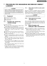 Preview for 17 page of Panasonic NN-SA768W Service Manual