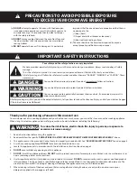 Preview for 4 page of Panasonic NN-SB428 Owner'S Manual