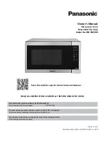 Preview for 1 page of Panasonic NN-SB658S Owner'S Manual