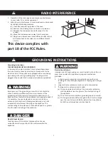 Preview for 6 page of Panasonic NN-SB65NS Owner'S Manual