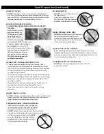 Preview for 8 page of Panasonic NN-SC64MW Owner'S Manual