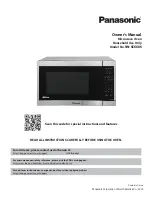 Preview for 1 page of Panasonic NN-SC668S Owner'S Manual