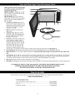 Preview for 18 page of Panasonic NN-SC678S Owner'S Manual