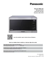 Предварительный просмотр 1 страницы Panasonic NN-SC73LS Owner'S Manual