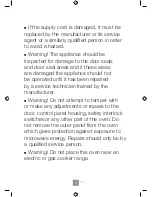 Preview for 4 page of Panasonic NN-SD251W Operating Instructions Manual