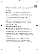 Preview for 5 page of Panasonic NN-SD251W Operating Instructions Manual