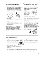 Preview for 6 page of Panasonic NN-SD258W Cookery Book & Operating Instructions