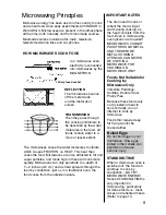 Preview for 12 page of Panasonic NN-SD258W Cookery Book & Operating Instructions