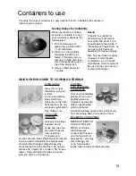 Preview for 16 page of Panasonic NN-SD258W Cookery Book & Operating Instructions