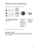 Preview for 20 page of Panasonic NN-SD258W Cookery Book & Operating Instructions