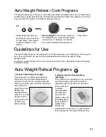 Preview for 24 page of Panasonic NN-SD258W Cookery Book & Operating Instructions