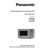 Panasonic NN-SD259W Operating Instructions And Cookery Book preview