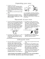 Preview for 5 page of Panasonic NN-SD259W Operating Instructions And Cookery Book